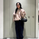 因為是棉織衫,所以春意盎然...