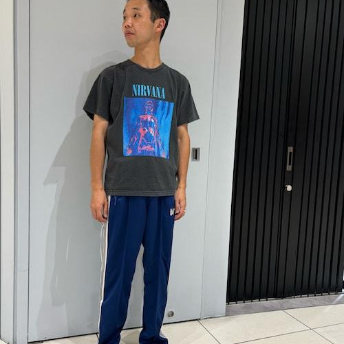 Bespoke track pants with good color...