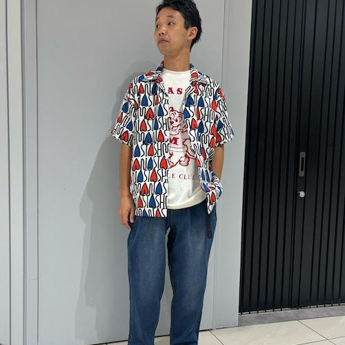 MANASTASH pattern shirt available...