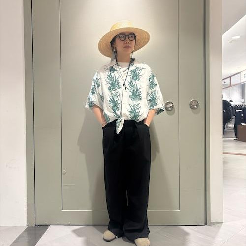 Vacation with a shot open collar shirt...