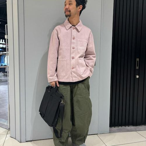 The jacket made of hemp material...