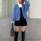 Blue car on monotone coordinate...