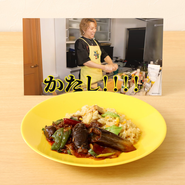【ガチ料理】 KIKKUN炒飯とハンド麻婆茄子セット