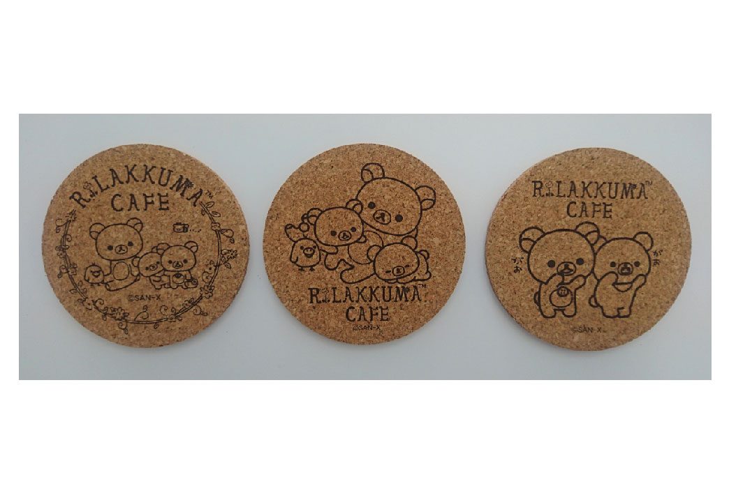 リラックマカフェコルクコースター