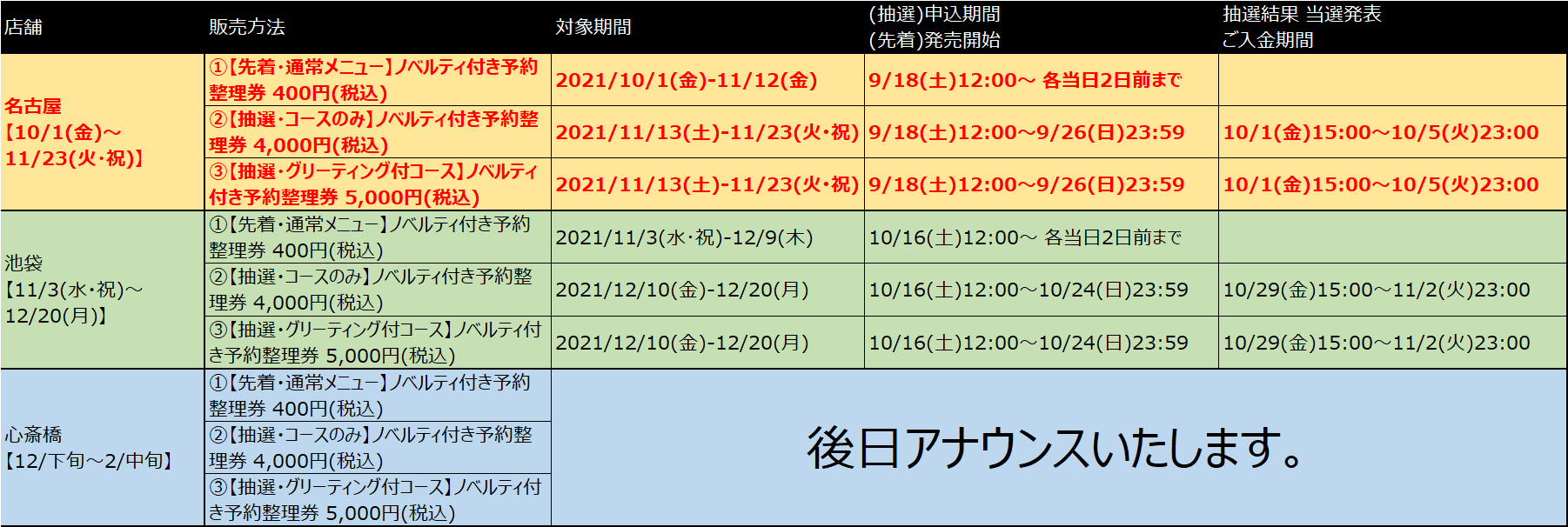 usamaru LT schedule