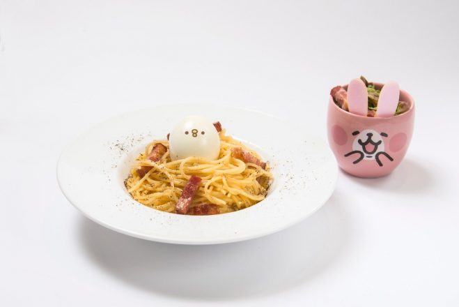 ピスケが埋まってる？！味だけじゃなくて香りも濃厚なカルボナーラ