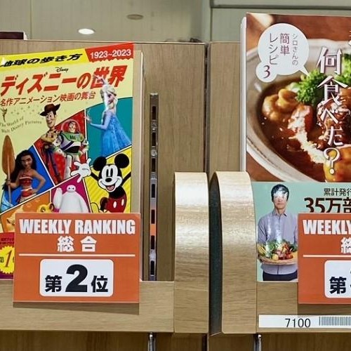 อันดับยอดขาย PARCO BOOK CENTER