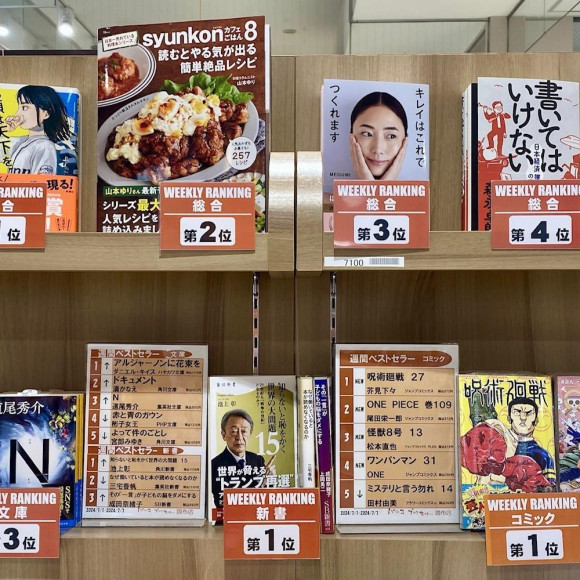 PARCO BOOK CENTER銷售排行榜