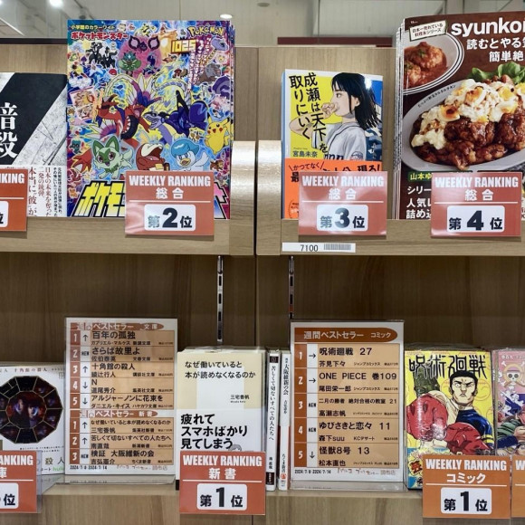 PARCO BOOK CENTER銷售排行榜