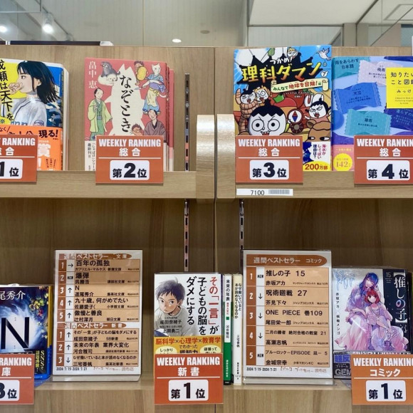 PARCO BOOK CENTER銷售排行榜