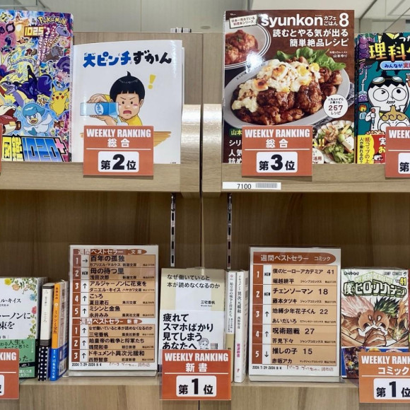 PARCO BOOK CENTER銷售排行榜