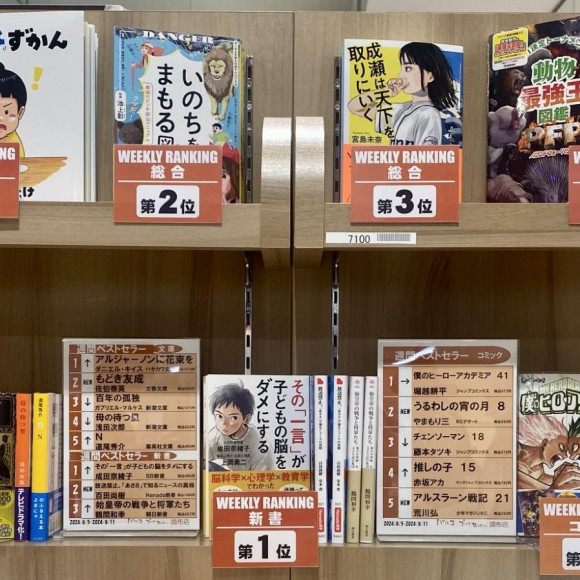 PARCO BOOK CENTER銷售排行榜