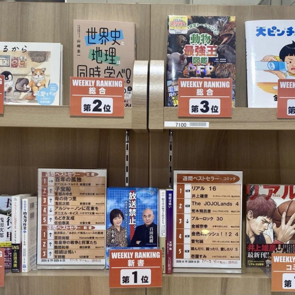 PARCO BOOK CENTER銷售排行榜