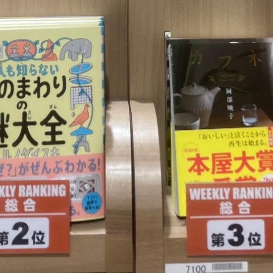 อันดับยอดขาย PARCO BOOK CENTER