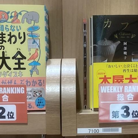 อันดับยอดขาย PARCO BOOK CENTER