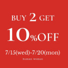 SALE 2buy10%OFF