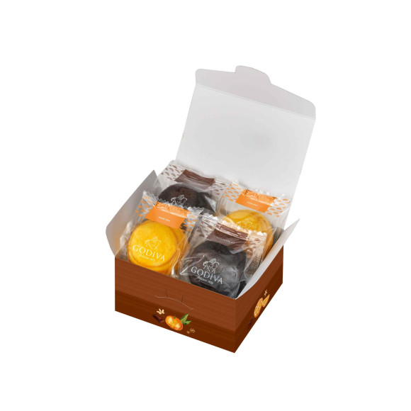 【5가 붙는 날은 고디바 클럽 W포인트♪】돔 밤 쿠헨 쇼콜라 & 귤