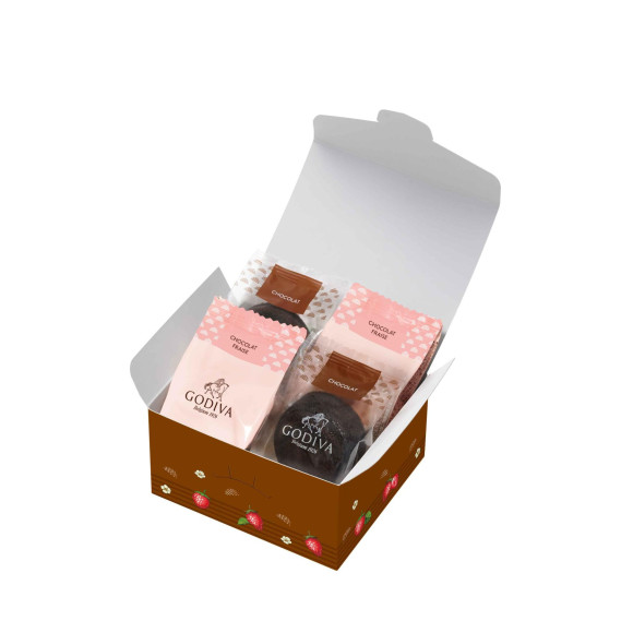 【5가 붙는 날은 고디바 클럽 W포인트♪】돔 밤 쿠헨 쇼콜라 & 쇼콜라 프레이즈