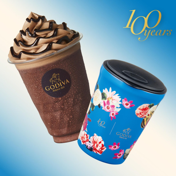 ゴディバ100周年タンブラー＆エクアドル カカオ71％ ダークチョコレート ショコリキサー