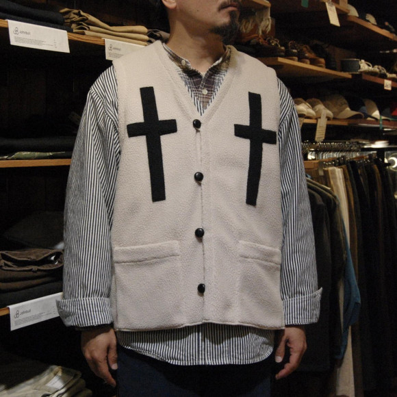 待ってました！！！burlap outfitter フリースクロスベスト