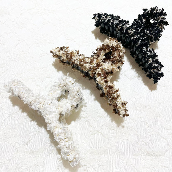 กิ๊บติดผมผ้าทวีด