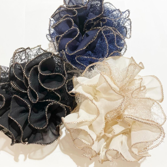 ยางรัดผมระบาย