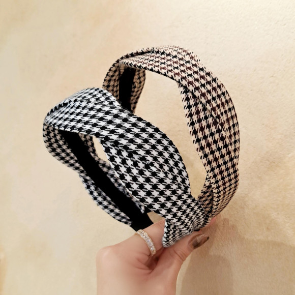 千鳥柄ツイストカチューシャ