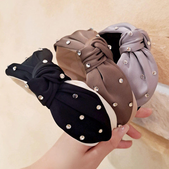 ストーン×リボンカチューシャ