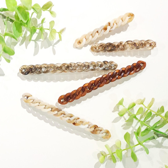 アクリルチェーンバレッタ・クリップ