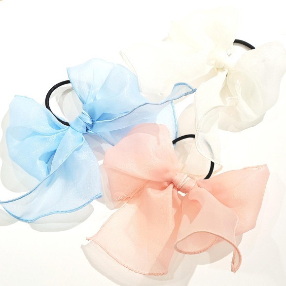 オーガンジーリボンポニー