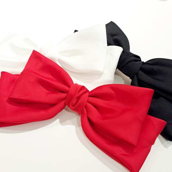 กิ๊บติดผมริบบิ้นซาติน