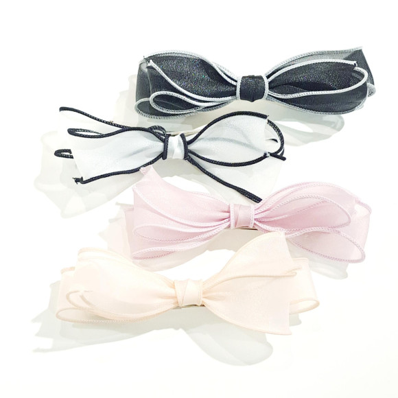 オーガンジーリボンバレッタ