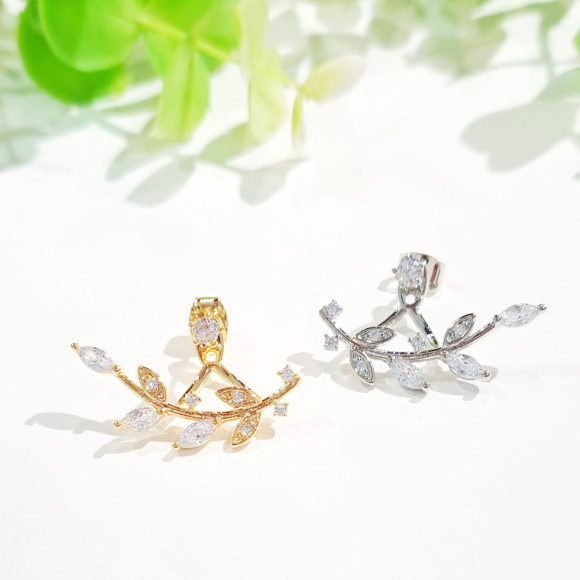 巨石礁背接球耳环