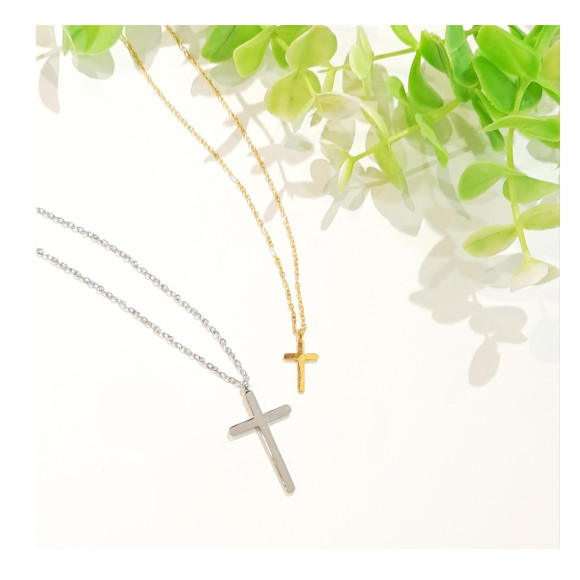 不銹鋼十字項鏈