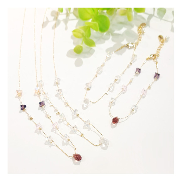 切割珠項鏈手鐲