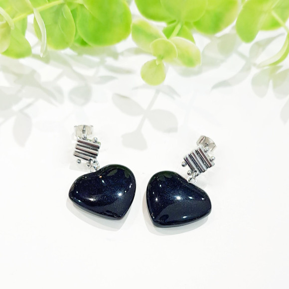 하트 피어스 귀걸이