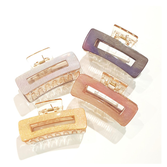 실키 라메 반스 클립