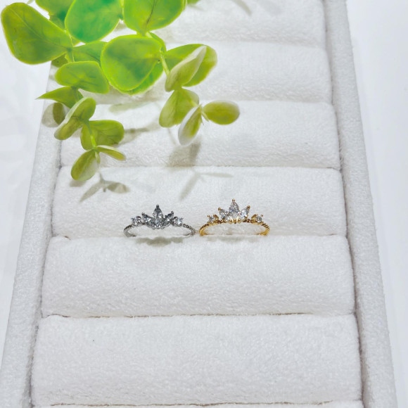 큐빅 지르코니아 스테인리스링