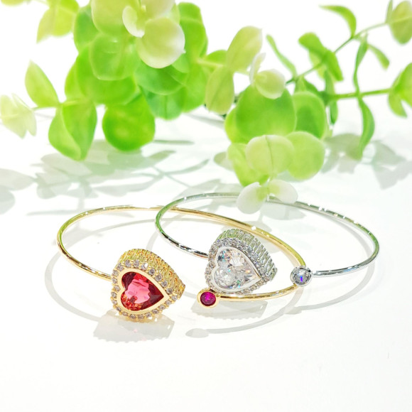 하트 비주 뱅글