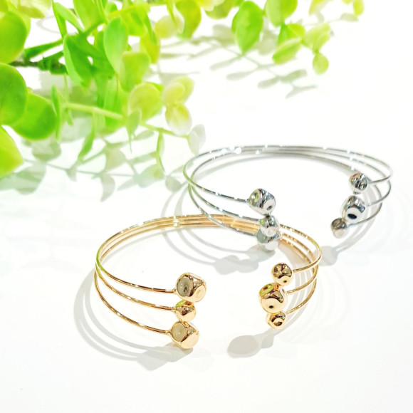 와이어×뉘앙스 메탈 뱅글