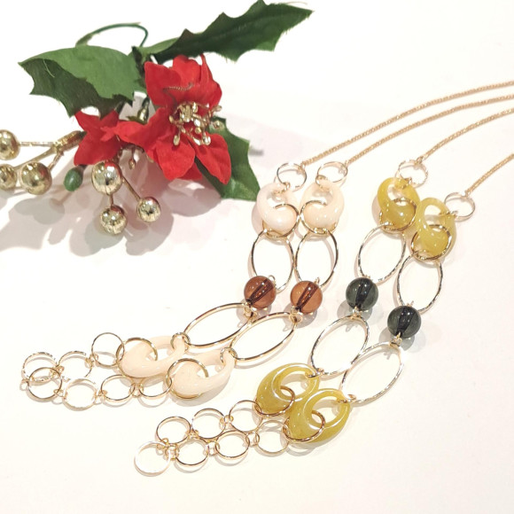 컬러 파트 목걸이