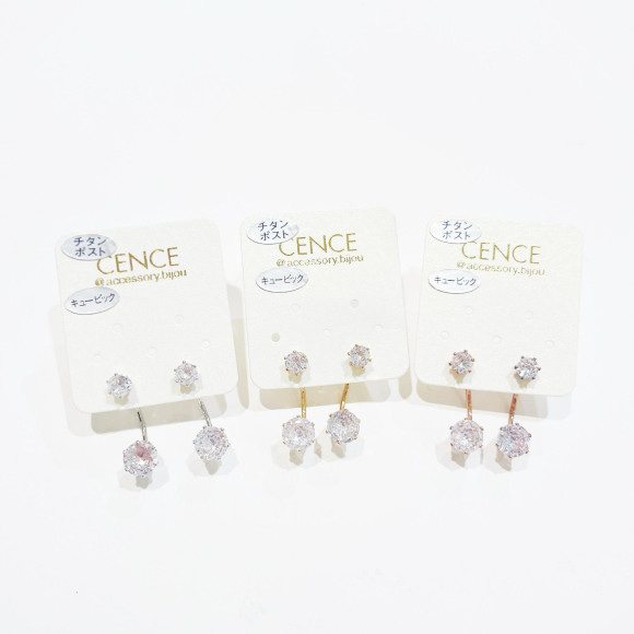 1粒石设计捕捉耳环