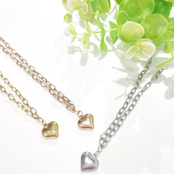 하트 목걸이 스테인리스