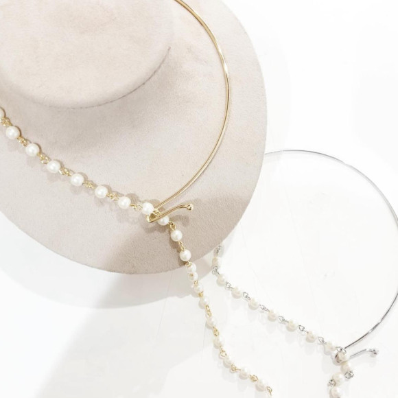 펄×메탈 목걸이