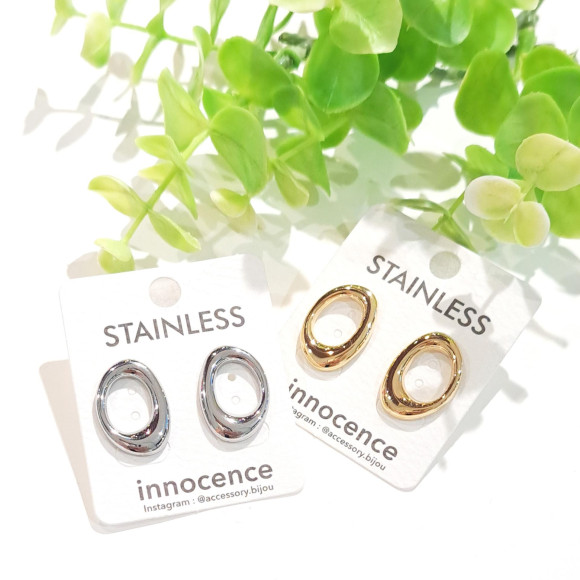 Nuance stainless steel earring