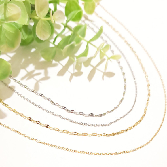 สร้อยคอสแตนเลส 2 เส้น