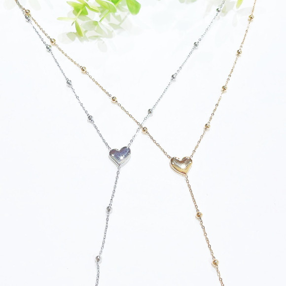 สร้อยคอหัวใจสแตนเลส