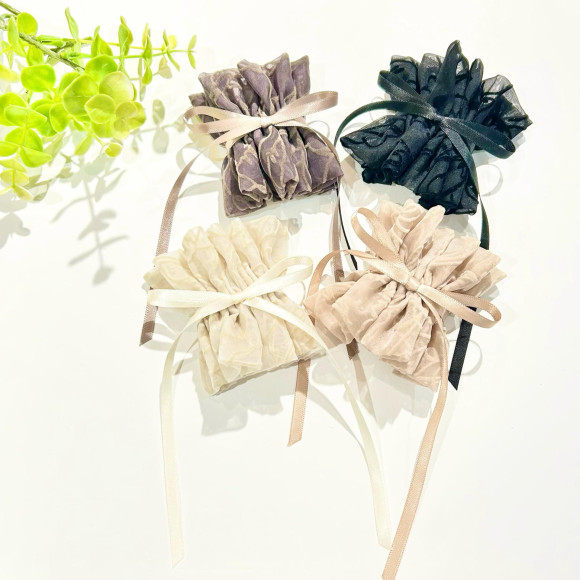 フリルリボンポニーピン