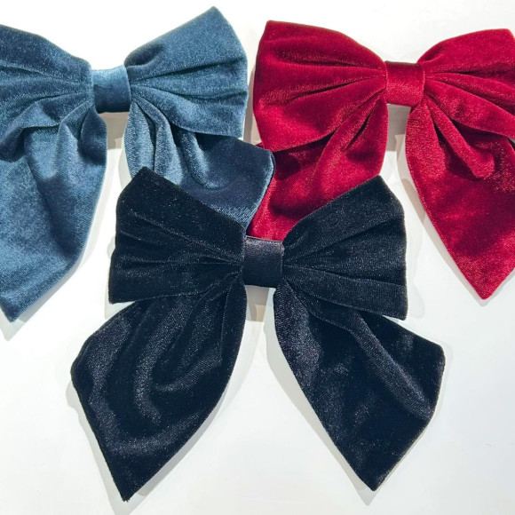 ベロアリボンバレッタ