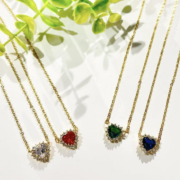 ハートモチーフネックレス･ブレスレット